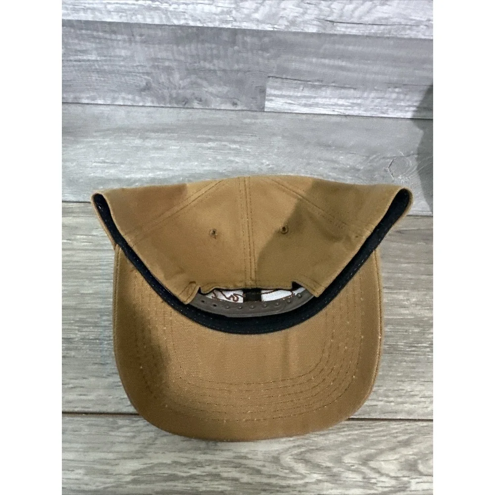 Wabash‎ National Vintage Trucker Hat Brown Canvas Made in USA Snapback Cap Mens